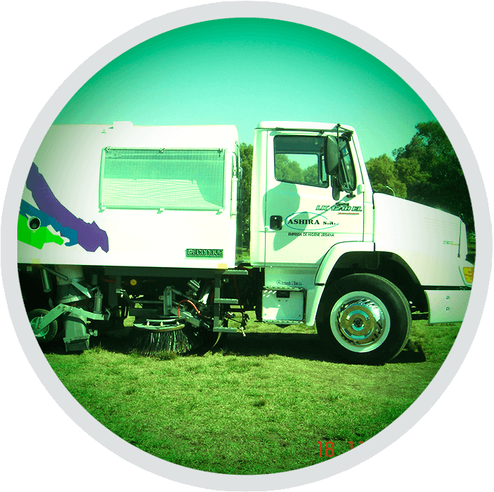 Barredora-Aspiradora Recolectora