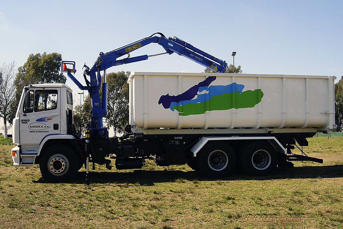 ELEVADORES AUTOCARGADORES ROLL OFF CON HIDROGRÚA
