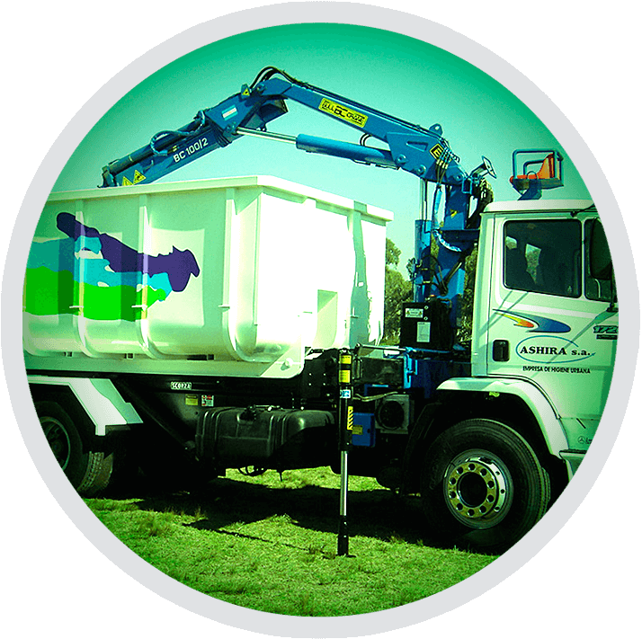 Elevadores autocargadores roll off con hidrogrúa